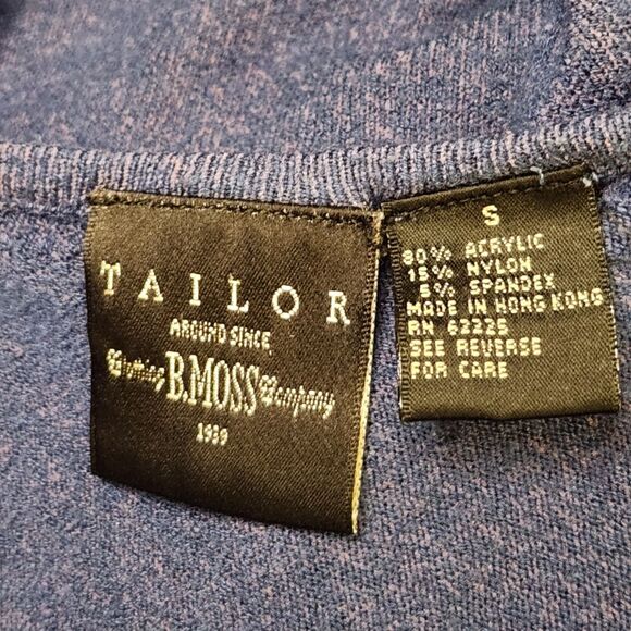 Tailor B Moss v neck stretch sweater womens small - Picture 3 of 4